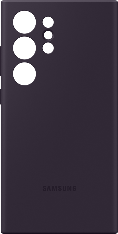 Samsung S24 Ultra Silicone Case Dark Vio