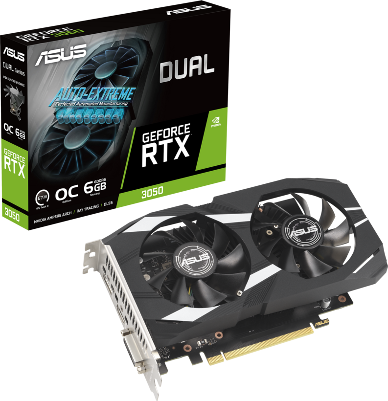 ASUS Dual GeForce RTX 3050 Graphics Card