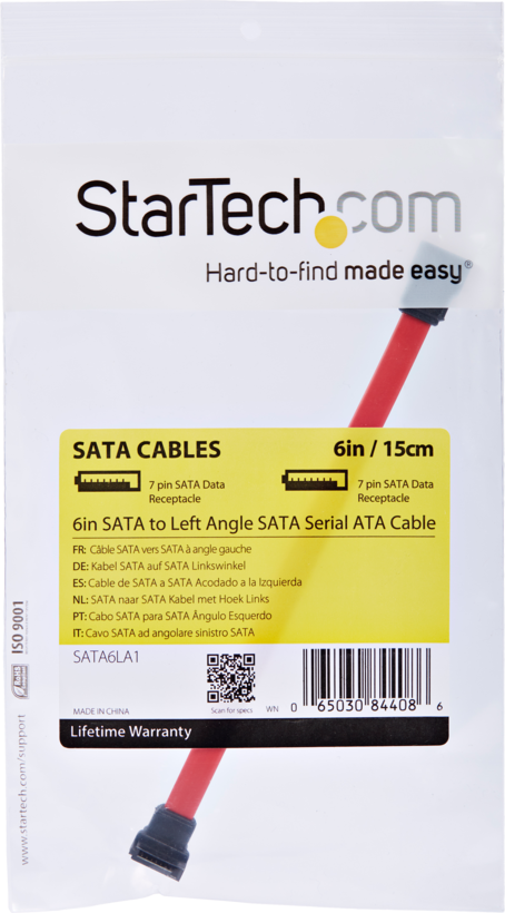 Cable SATA/m - SATA/m 90° Left 0.15m