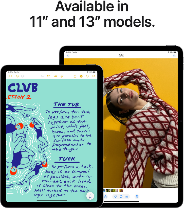 Apple iPad Air 11" 5G 1 To lum stellaire