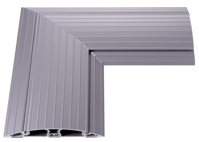 Canalina ad angoli 215x145x20 mm allum.