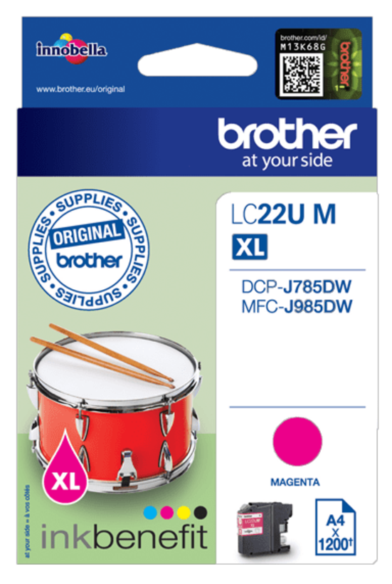 Brother LC-22UM Tinte magenta