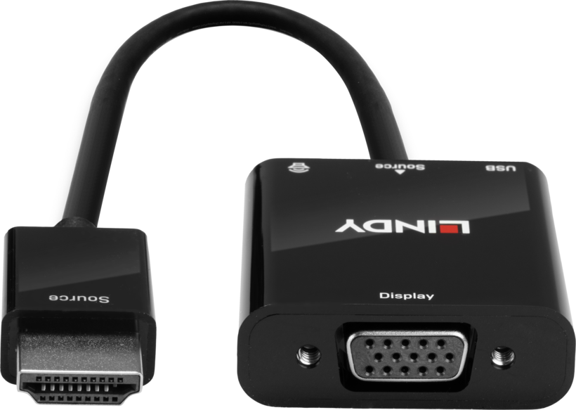 Adaptateur Lindy HDMI - VGA + audio