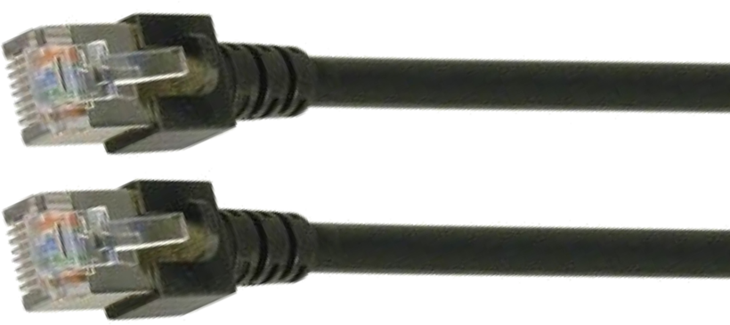 Patch Cable RJ45 SF/UTP Cat5e 2m Black