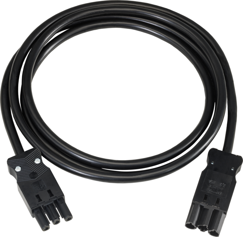 Power Cable GST18/m -GST18/f 2m Black