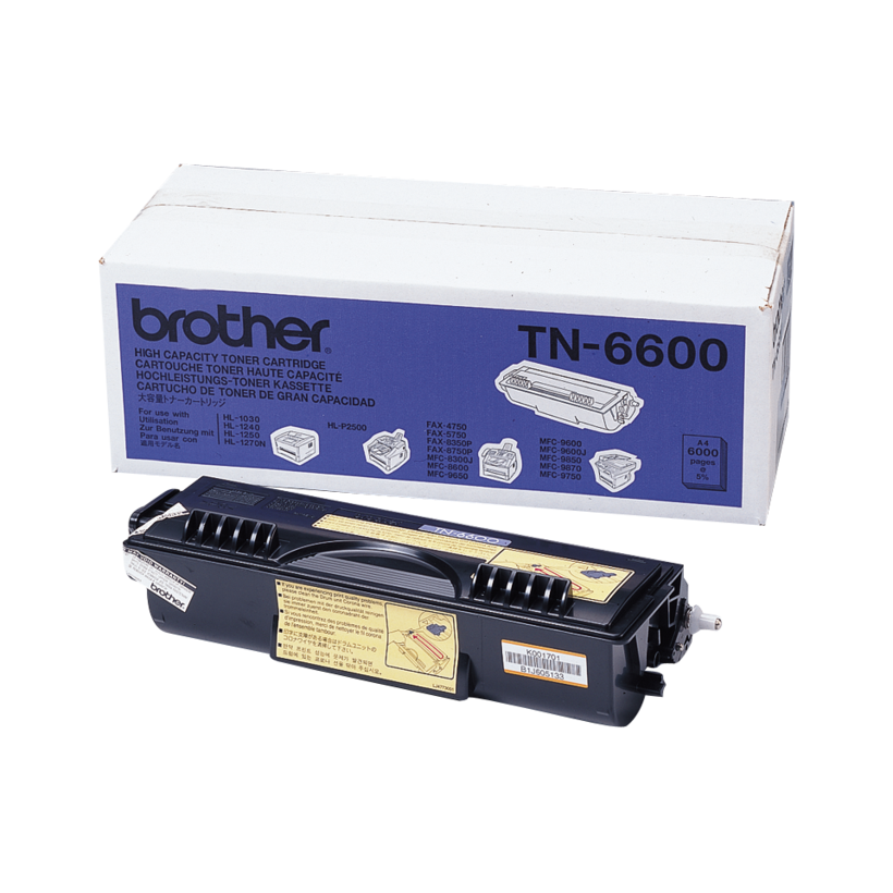 Toner Brother TN 6600, noir