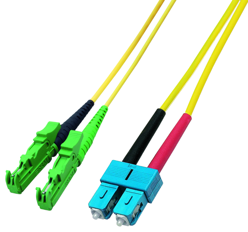 LWL Duplex Patchkabel E2000-SC 2m 9/125µ