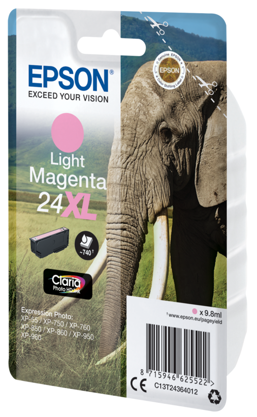 Epson 24XL Ink Light Magenta