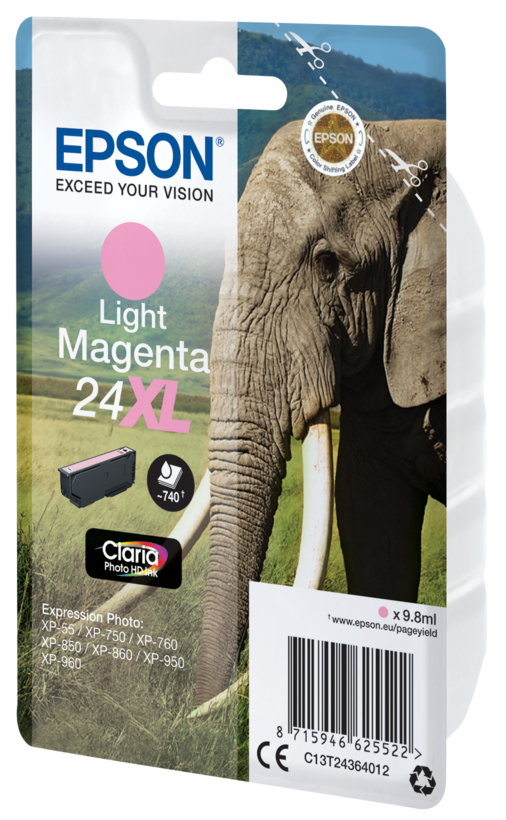 Tinteiro Epson 24XL magenta-claro