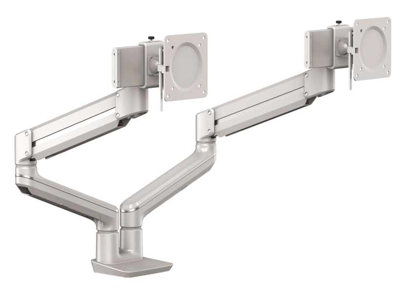 Fellowes Tallo Dual Monitor Arm Silver