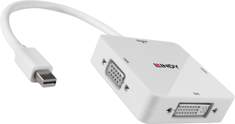LINDY Mini DP - HDMI/DVI-D/VGA Adapter