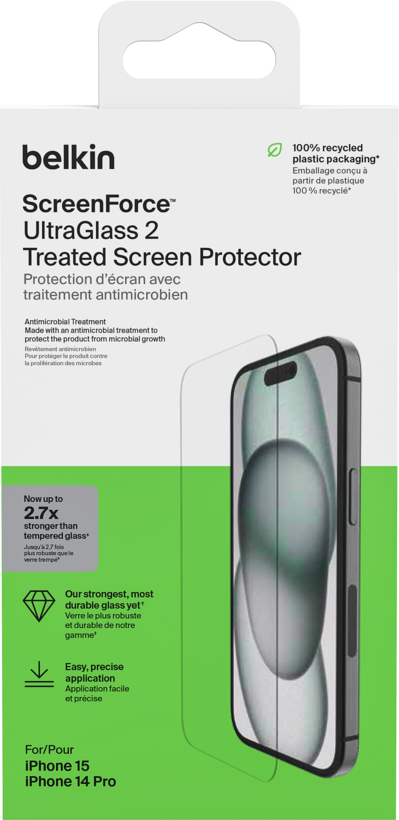 Comprar PanzerGlass Antibacterial Protector pantalla iPhone 14 13 13 Pro  2771