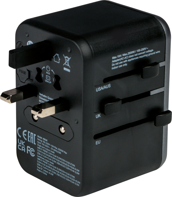 Verbatim Welt + 5x USB adapter podr.