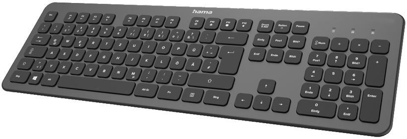 Hama KW-700 Tastatur anthrazit/schwarz