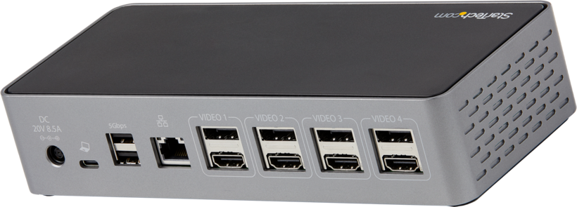 Sta accueil StarTech USB-C 3.1-4xDP/HDMI