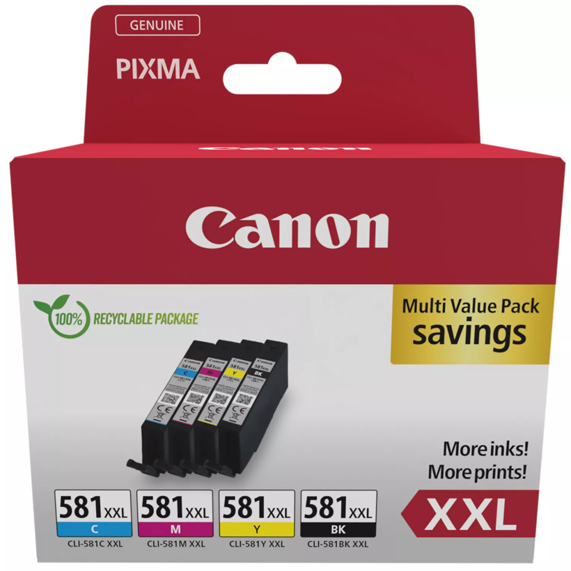 Encre Canon CLI-581XXL, multipack