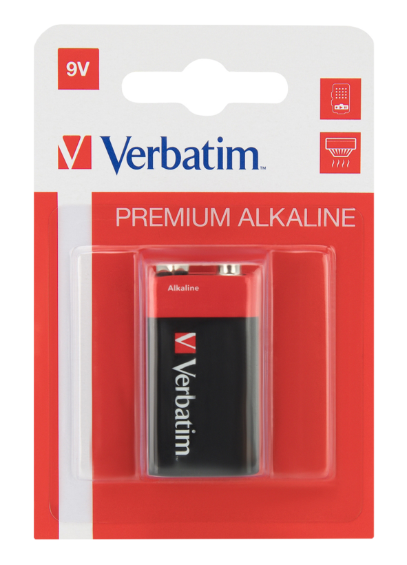 Verbatim 6LR61 Alkaline Battery 1-pack