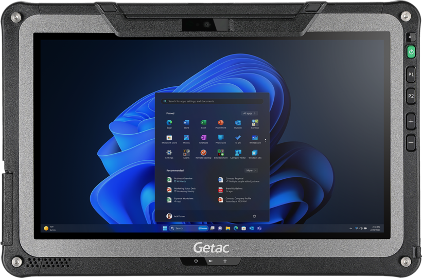 Getac F110 G7 i7 16/256 GB 5G Tablet