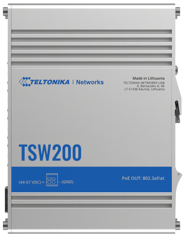 Teltonika TSW200 Unmanaged PoE+ Switch