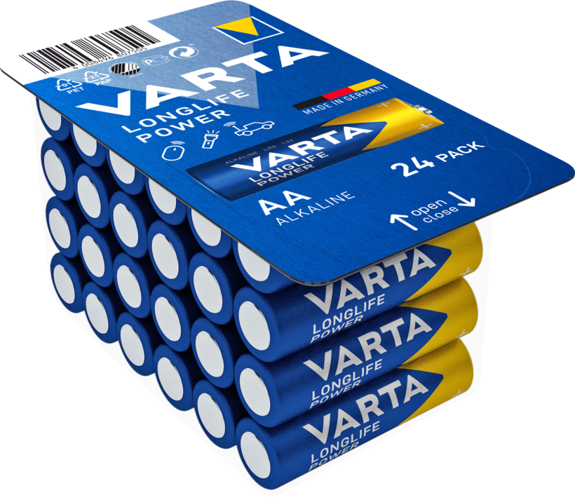 Varta Longlife LR06 AA Battery 24-pack