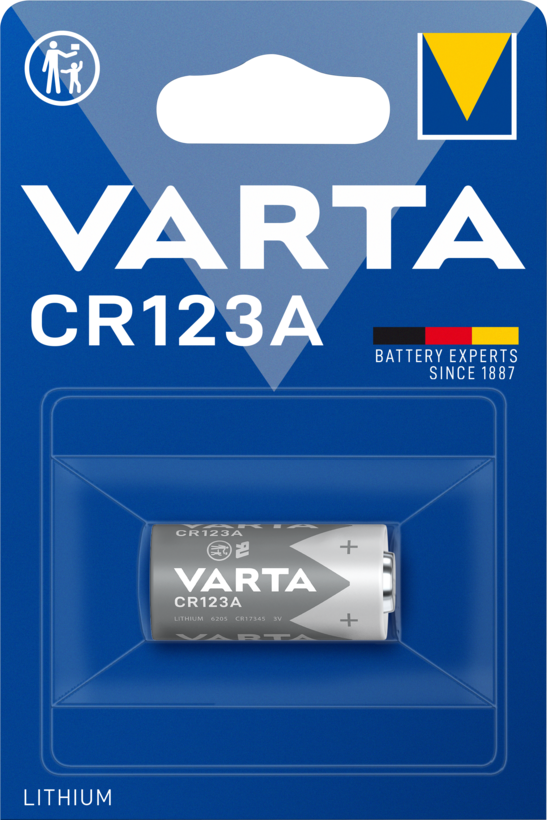 Varta Photo CR123 Battery 1-pack