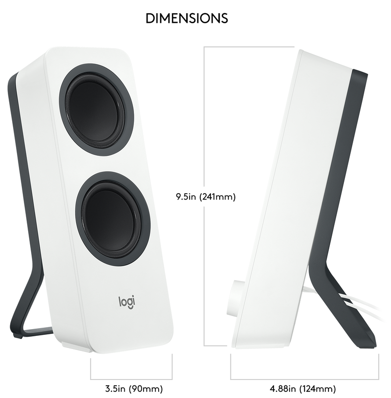 Logitech Z207 Bluetooth Speakers White
