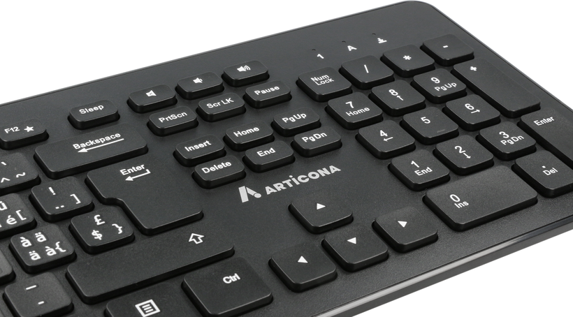 ARTICONA USB-A Wired Keyboard Black