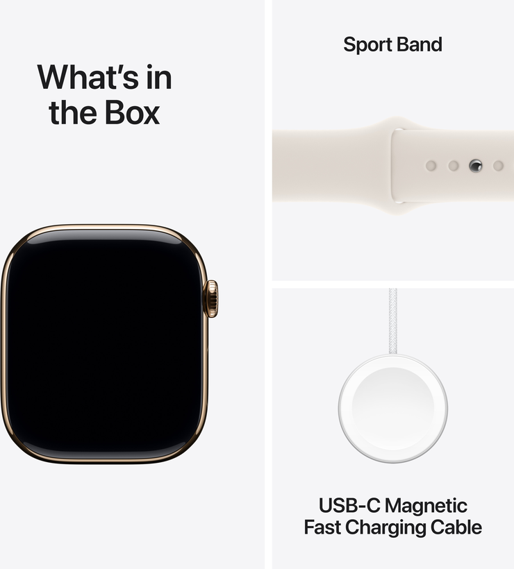 Apple Watch S10 LTE 46mm Titanium gold