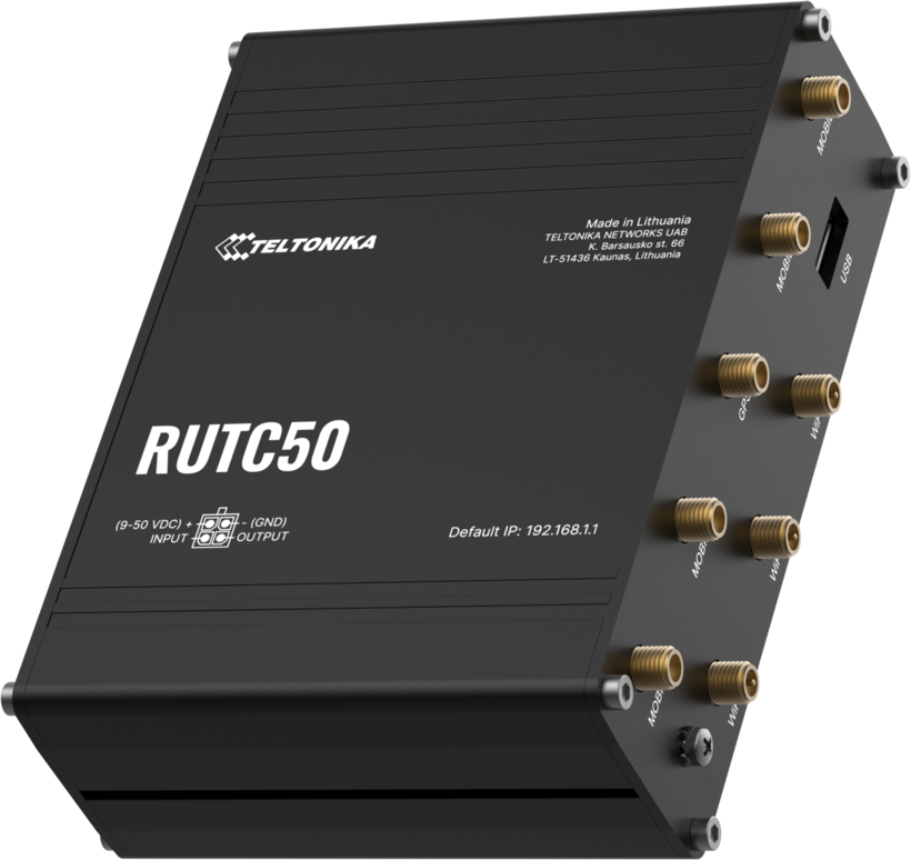 Teltonika RUTC50 Industrial 5G Router