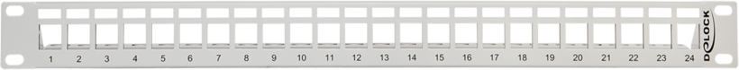 Patch Panel RJ45 24-port w/o Modules