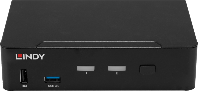 LINDY KVM Switch 2-port DisplayPort