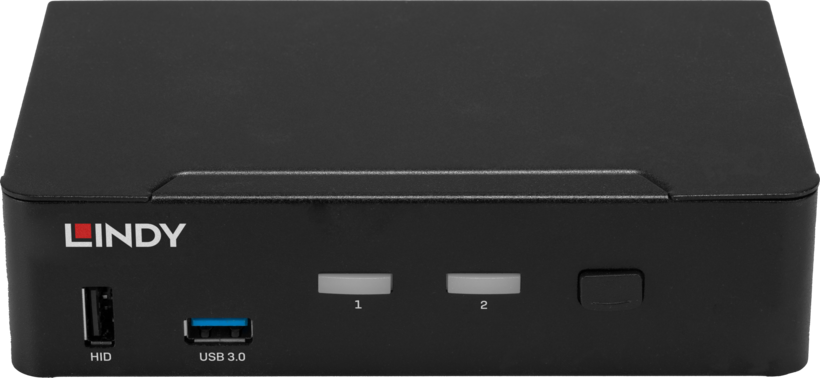 LINDY KVM Switch 2-port DisplayPort