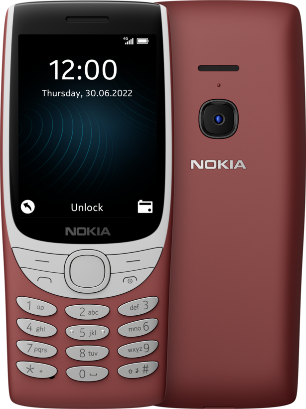 Nokia 8210 4G 48/128MB Mobile Phone Red