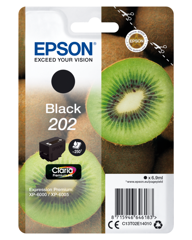 Encre Epson 202 Claria, noir