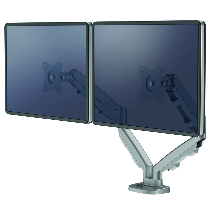 Fellowes Eppa Dual Tischhalterung silber