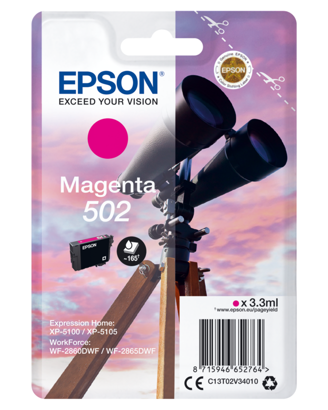 Epson 502 Ink Magenta