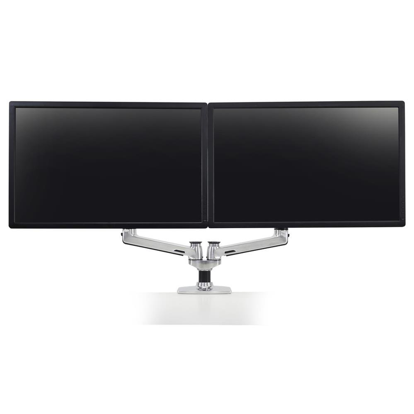 Double bras d'écran bureau Ergotron LX