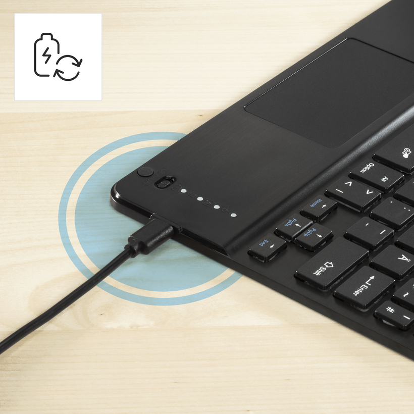 Hama iPad Air 13 (2024) Tastatur Case