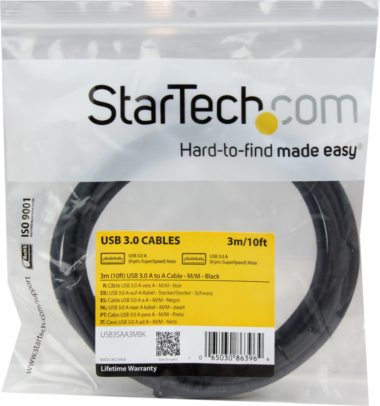 StarTech USB Typ A Kabel 3 m