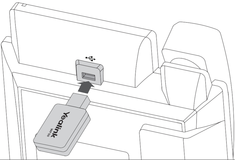 Yealink WF50 Wi-Fi IP Phone USB Dongle