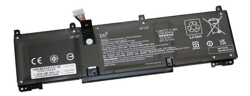 BTI 3 Zellen HP 4.430 mAh Akku