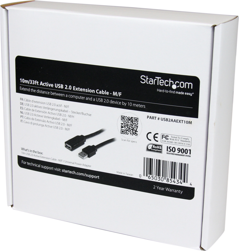 Prolongamento activo StarTech USB A 10 m
