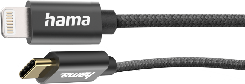 Hama USB Typ C - Lightning Kabel 0,2 m