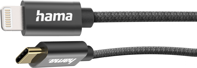 Hama USB-C - Lightning Cable 0.2m