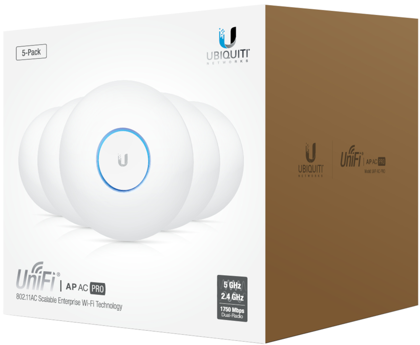 Ubiquiti Networks 4 Pack UAP-AC-PRO UniFi Access Point Enterprise Wi-Fi  System