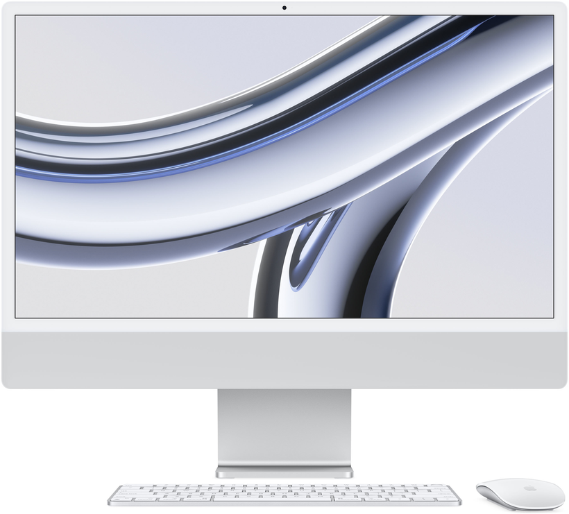 Apple iMac M3 10 cœurs 8/512 Go, argent