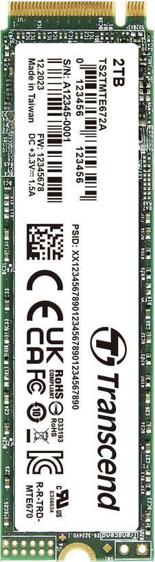 Transcend MTE672A PCIe M.2 SSD 2TB