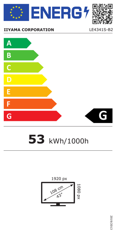 Écran iiyama ProLite LE4341S-B2