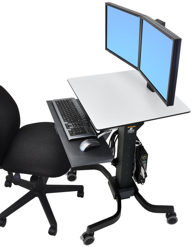 Ergotron WorkFit-C Sit-Stand Workstation