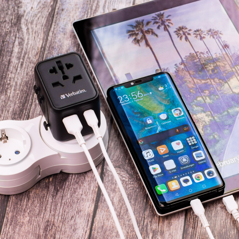 Verbatim Welt + 2x USB adapter podr.
